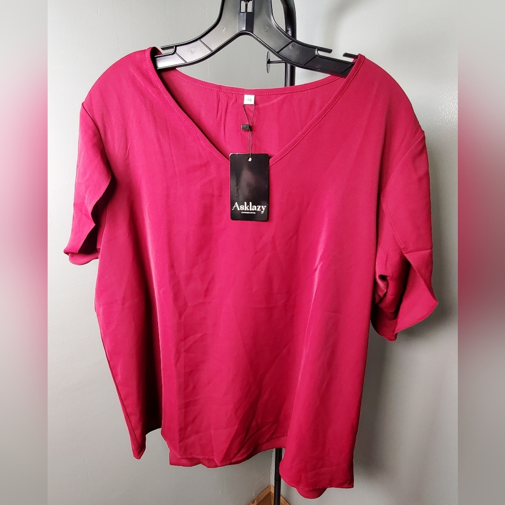 Women's Short Sleeve Top - Pink